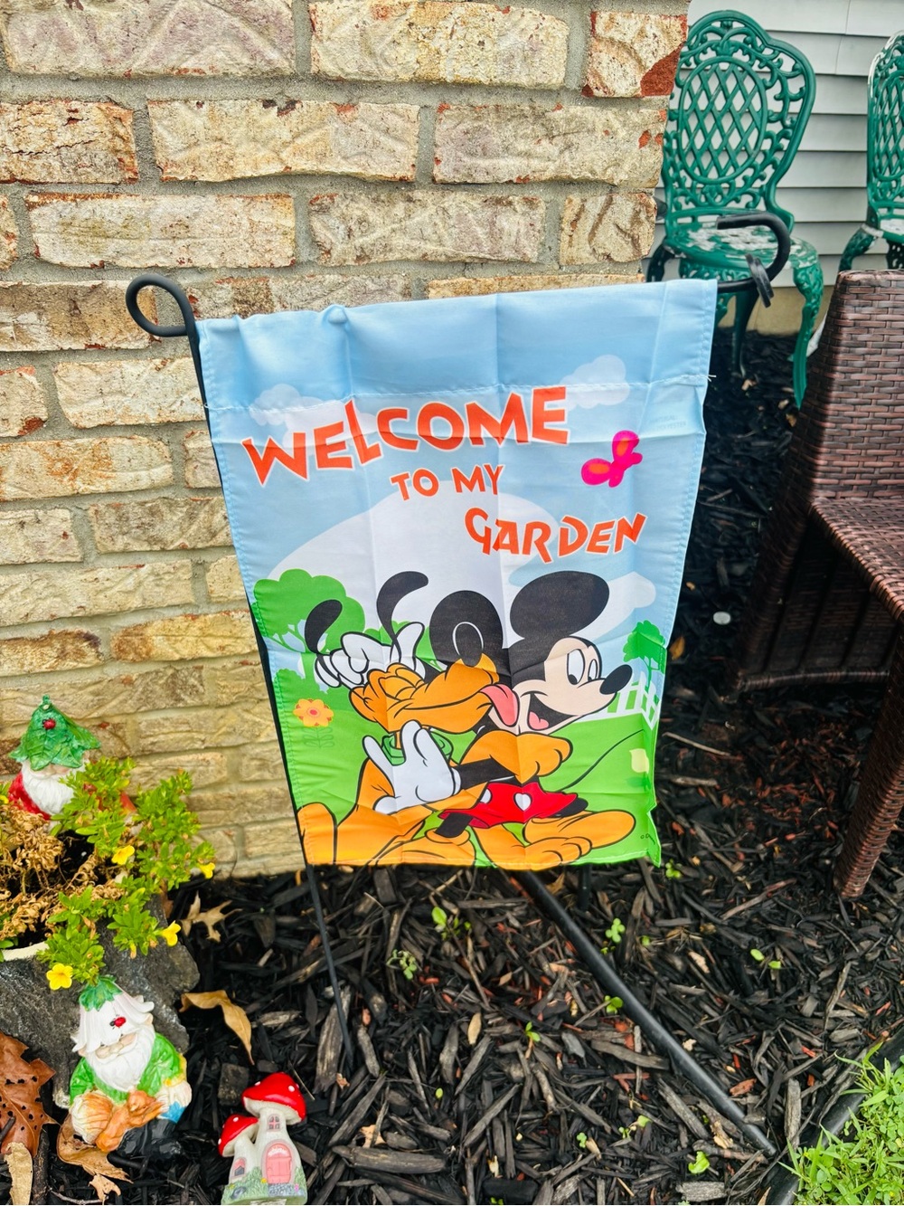 3 Disney Decorative/Garden Flags